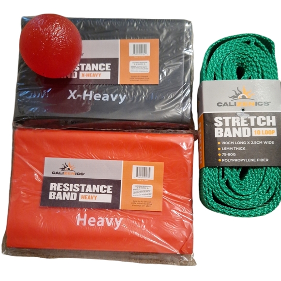 Resistance Bands & Stretch Band NWT - Picture 1 of 1